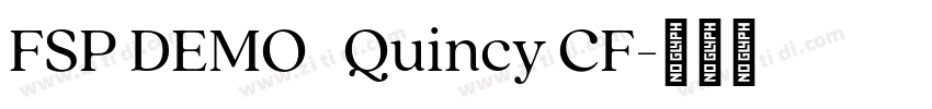 FSP DEMO   Quincy CF字体转换